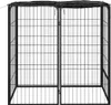 vidaXL 6dílná ohrádka pro psy černá 50x100cm ocelová Náhled obrázku produktu 1