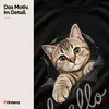 Camiseta para hombre con estampado "Hola, gatito lindo", Vista previa de la imagen del producto 4