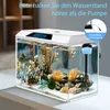 54L Mini Aquarium mit LED-Leuchten Filtersystem ,Weiß Produktbild-Vorschau 7