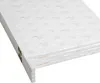 A close-up, angled view of a white, woven room divider or screen. Anteprima dell’immagine prodotto