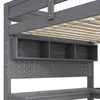 Letto a soppalco gaming 90x200 cm con scrivania, Anteprima dell’immagine prodotto 7