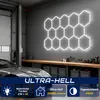 XINZI LED Hexagon stropní světlo - 14 panelů, 6500K bílá, Náhled obrázku produktu 3
