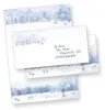 Weihnachtsbriefpapier 25 Sets Weiße Weihnachten, Produktbild-Vorschau 1
