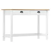 vidaXL Konsolentisch Hill mit 2 Schubladen 110x45x74 cm Produktbild-Vorschau 2