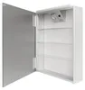 LED Spiegelschrank 40x60 cm, Alukorpus, Steckdose, 3 Produktbild-Vorschau 5