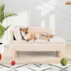 COSTWAY Kattenbank, luxe, verhoogd kattenbed, geschikt tot Productafbeelding-voorbeeld 2