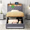 MODFU Boxspringbett 90×200 mit bettkasten,Polsterbett mit Produktbild-Vorschau 9