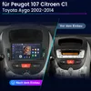 Per Peugeot 107 Citroen C1 Toyota Aygo 2005-2014 Carplay 7" Anteprima dell’immagine prodotto 2