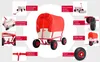 Chariot de transport bois max. 180kg rouge 4 roues Voir les images du produit 1