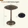 COSTWAY Stojaca kŕmidlo pre vtáky, kŕmidlo so solárnym Náhľad obrázku produktu 3