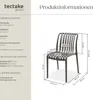tectake® Gartenstühle Alcudia, wetterfest, stapelbar Produktbild-Vorschau 5