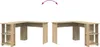 Eck-Schreibtisch Sonoma-Eiche 140 x 113,5 x 75 cm Produktbild-Vorschau 10