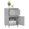 vidaXL Credenze 2 pz. Grigio cemento 40x35x70 cm materiale Anteprima dell’immagine prodotto 4