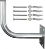 ARLI Sat Wandhalter Stahl 25 cm + Schrauben & Dübel Set Produktbild-Vorschau 1