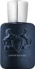 A product shot of a dark blue perfume bottle with a silver cap. Náhľad obrázku produktu