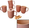 Ritzenhoff 6x Jasper Kaffeebecher 250ml H10,4cm Puder Produktbild-Vorschau 1