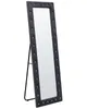 BELIANI Stojace zrkadlo tmavosivý zamatový rám 50 x 150 cm Náhľad obrázku produktu 4