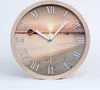 Holzuhr 25fi cm wanduhr - weiße Spitzen - Malediven-Strand Produktbild-Vorschau 1
