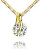 Anhänger 585 Gold 14 Karat mit Zirkonia-Stein in edlem Produktbild-Vorschau 2