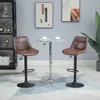 HOMCOM Barhocker 2er Set Barstuhl mit Rückenlehne, Produktbild-Vorschau 2