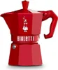A red Bialetti Moka coffee maker is shown against a white background. Anteprima dell’immagine prodotto