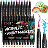 Penne acriliche 24 colori pietre impermeabili legno Anteprima dell’immagine prodotto 1