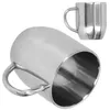 Tasse à café double paroi en acier inoxydable 304 avec Voir les images du produit 4