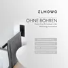 ELMOWO - Edelstahl Handtuchhalter ohne Bohren einarmig in Produktbild-Vorschau 2