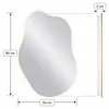 Relaxdays Badspiegel Welle, 80x52 cm, dimbare LED-spiegel, Productafbeelding-voorbeeld 4