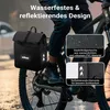 Torba na bagażnik Wiltec czarna, torba rowerowa na bagażnik Podgląd zdjęcia produktu 7