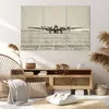 Bild auf Leinwand - Leinwandbild - 3 Teile - Flugzeug alt Produktbild-Vorschau 7