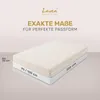 Lavea® Spannbettlaken 90x200cm - 100x200cm, Maya, 100% Produktbild-Vorschau 2