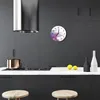 Glasuhr Wanduhr Küchenuhr Echt-Glas 30fi cm Abstrakt Produktbild-Vorschau 3