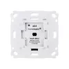 The back of a white Homematic IP Wandtaster HMIP-BRC2 for brand switches, 2-channel remote control. Produktbild-Vorschau