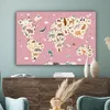 OneMillionCanvasses® - Obrazy na plátně - Mapa světa Děti - Náhled obrázku produktu 4