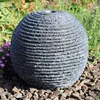CLGarden Granit Springbrunnen Kugel 30cm geriffelt mit Produktbild-Vorschau 3