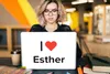 MuchoWow® Laptop Aufkleber Sticker Cover Ich liebe - Esther Produktbild-Vorschau 5