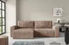 Furnisell Ecksofa L Form Cord Sofa "FANO", Braun Produktbild-Vorschau 1