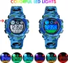 Alienwork Seven-color LED Digital Kinderuhr Jungen Mädchen Produktbild-Vorschau 2