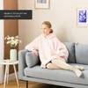 HOMELEVEL Kinder Fleece Hoodie Pullover - Pulli mit Kapuze Produktbild-Vorschau 1