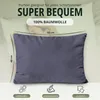 set di 2 copricuscini 100% cotone 40x60 cm grigio antracite Anteprima dell’immagine prodotto 3
