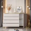 Komoda AURORA KASZMIR 4S1D na pochrómovaných rovných nohách Náhľad obrázku produktu 10