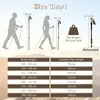 Kije trekkingowe COSTWAY, kijki z uchwytami EVA i Podgląd zdjęcia produktu 3