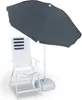 Relaxdays Parasol 180 cm réglable en hauteur basculant Voir les images du produit 1