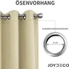 Zasłony termiczne Zasłony zaciemniające 2 sztuki Beżowe Podgląd zdjęcia produktu 4