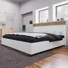 Sweiko Doppelbett Holzbett Schwebebett mit Kopfteil aus Produktbild-Vorschau 7
