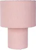 A pink textured table lamp. Produktbild-Vorschau