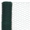 vidaXL Drahtzaun Stahl mit PVC-Beschichtung 25x1,2 m Grün Produktbild-Vorschau 2