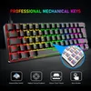 60% Mechanische Tastatur-Maus-Sets, Kompakt 62 Tasten, Typ Produktbild-Vorschau 2