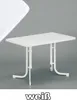 Tables pliantes Sieger Boulevard en tube d'acier/Mecalit Voir les images du produit 14